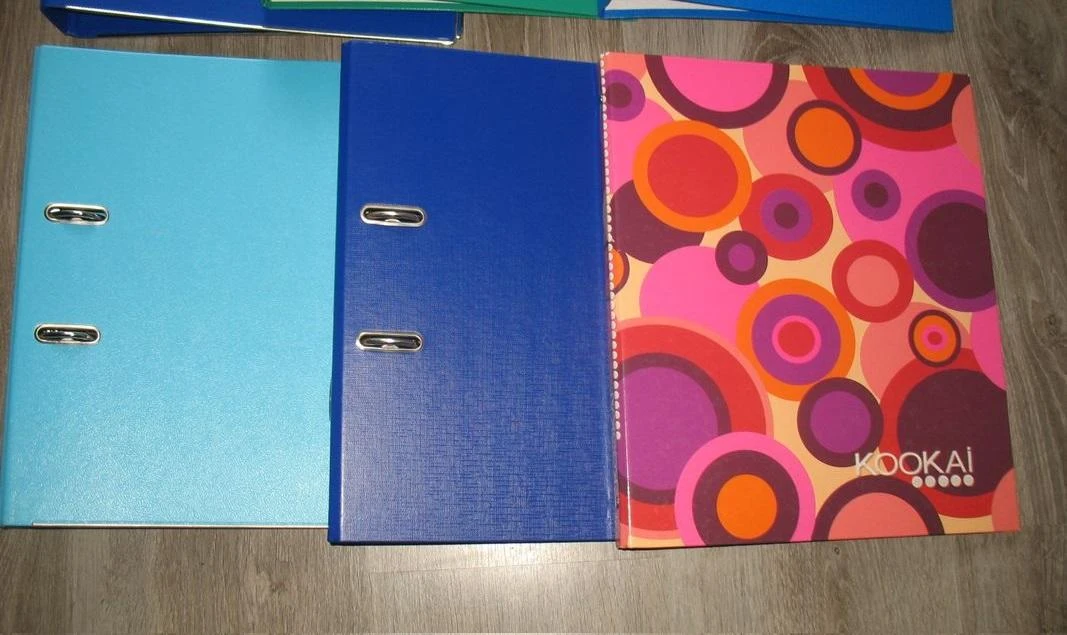 LOT OF 5 LARGE FOLDERS - SPINE 4.5 CM - NEW - n°04 – photo 3
